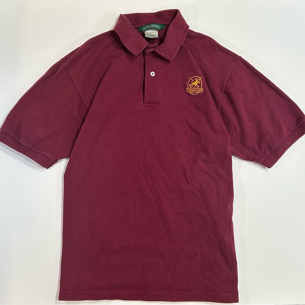 Outer Banks Polo Logo Emblem Embroidered Golf Equestrian Riding Retro Graphic M